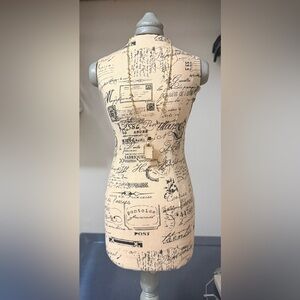 Gold Chain Necklace with White Pendant